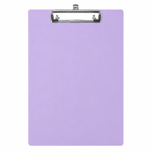 A4 Heavy-Duty PP Clipboard With Metal Clip
