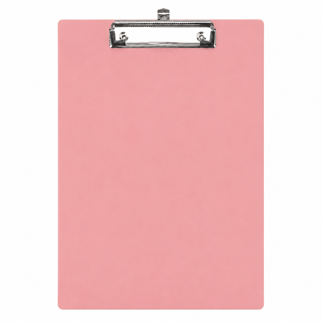 A4 Heavy-Duty PP Clipboard With Metal Clip