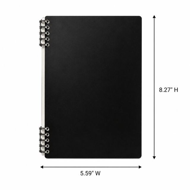 A5 360° Lay-Flat Coil Notebook