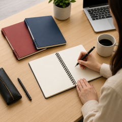 A5 360° Lay-Flat Coil Notebook