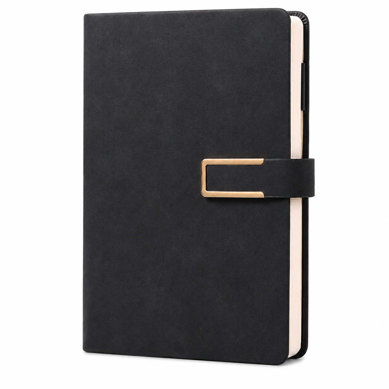 A5 Faux Suede Magnetic Clasp Notebook