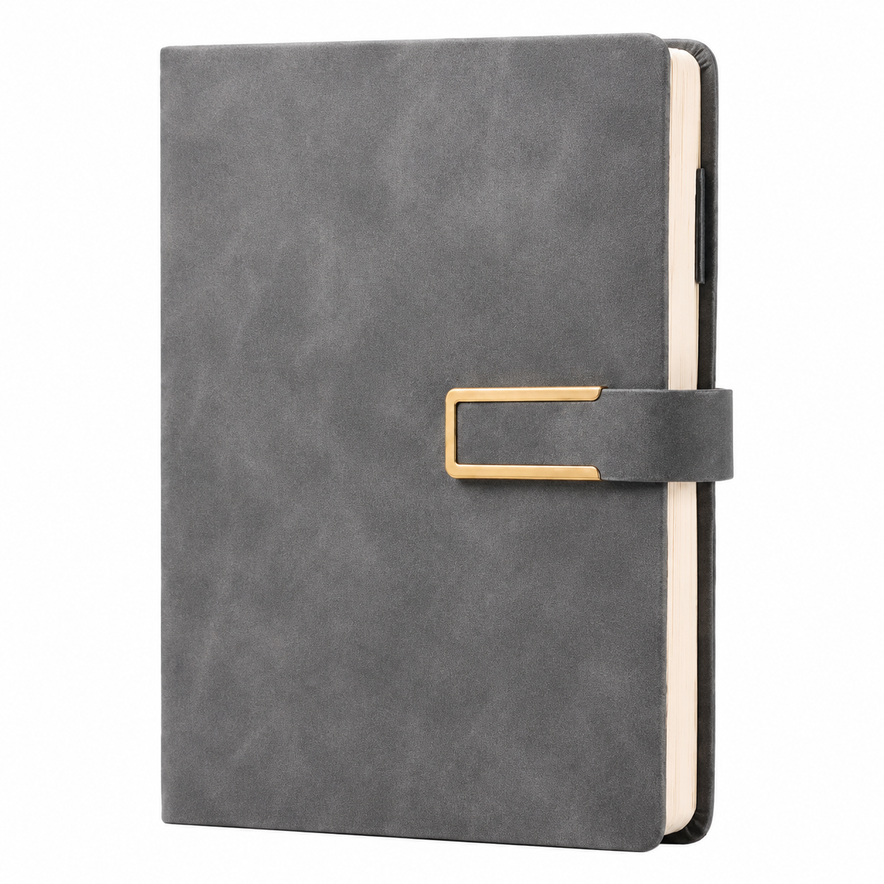 A5 Faux Suede Magnetic Clasp Notebook