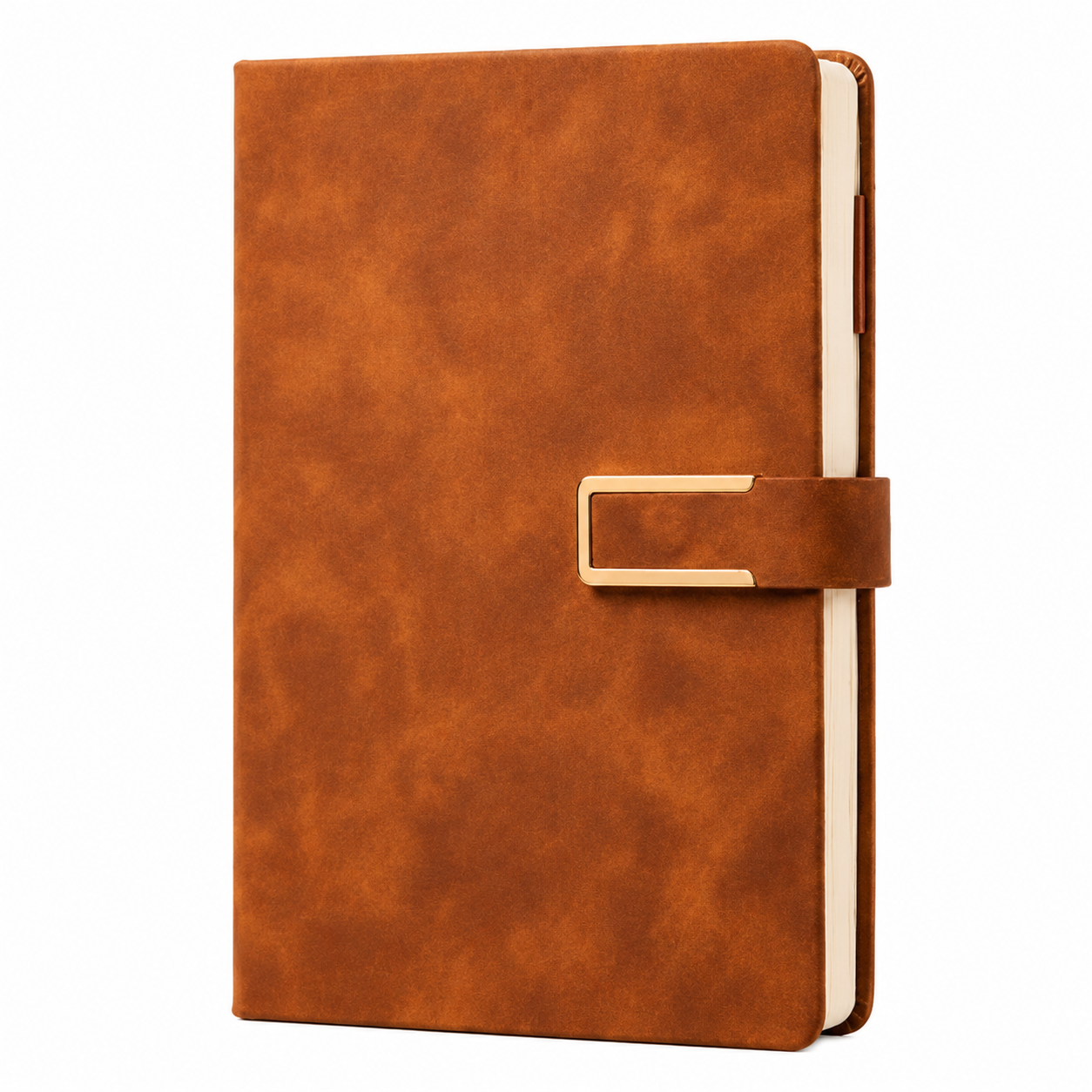 A5 Faux Suede Magnetic Clasp Notebook