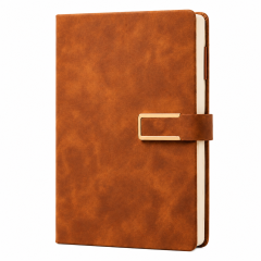 A5 Faux Suede Magnetic Clasp Notebook