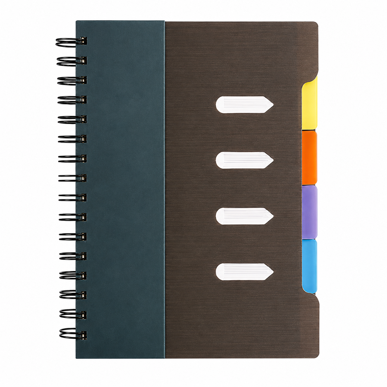 B5 Indexed Spiral Notebook With PP Dividers