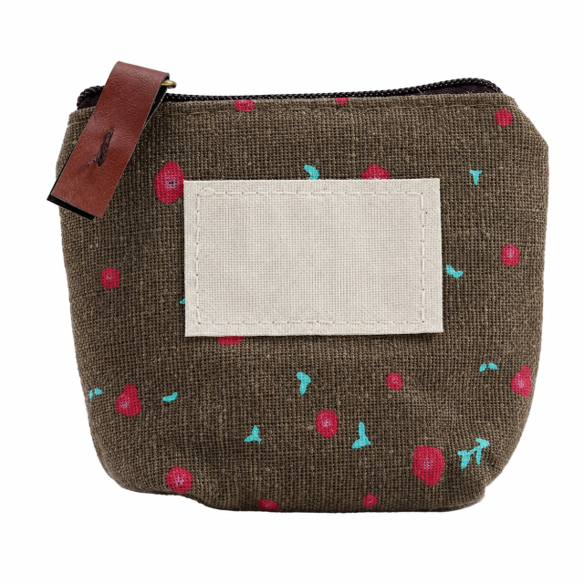 Compact Canvas Mini Wallet Pouch