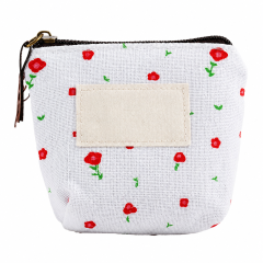 Compact Canvas Mini Wallet Pouch