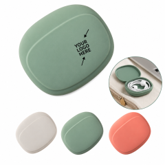 Compact Silicone Tech Accessory Organizer Pouch