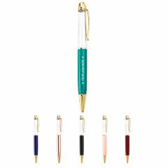 Customizable Empty-Tube Floating Metal Ballpoint Pen