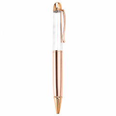 Customizable Empty-Tube Floating Metal Ballpoint Pen