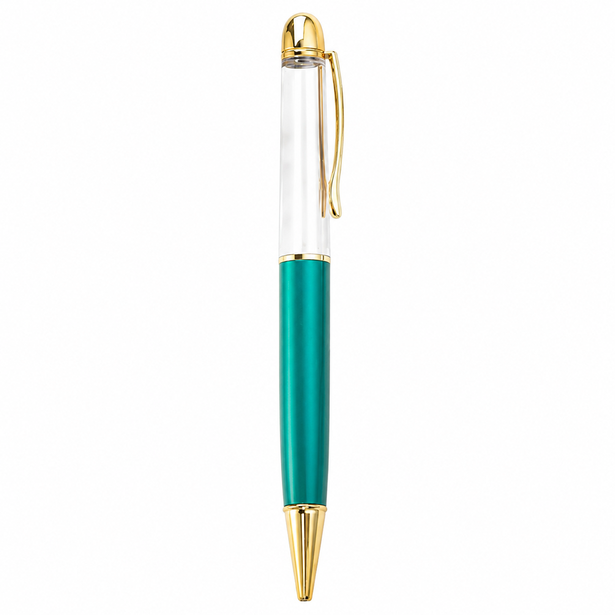 Customizable Empty-Tube Floating Metal Ballpoint Pen