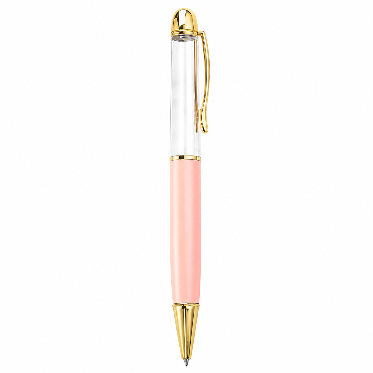 Customizable Empty-Tube Floating Metal Ballpoint Pen