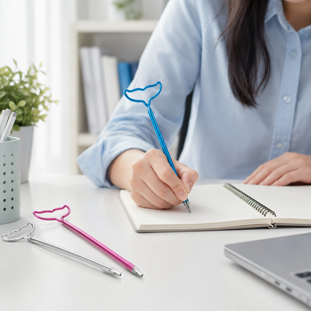 Cute Safety Cap Ballpoint Pen