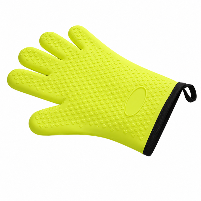 Double-Layer Heat-Resistant Silicone Kitchen Gloves