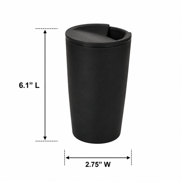 Double-Wall Wheat Straw Insulated Coffee Cup