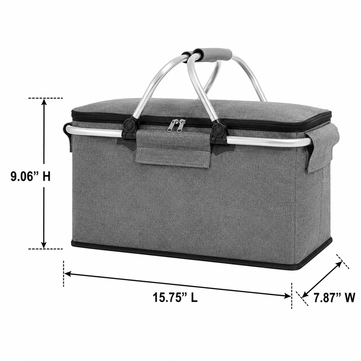 Foldable Insulated Outdoor Picnic Basket