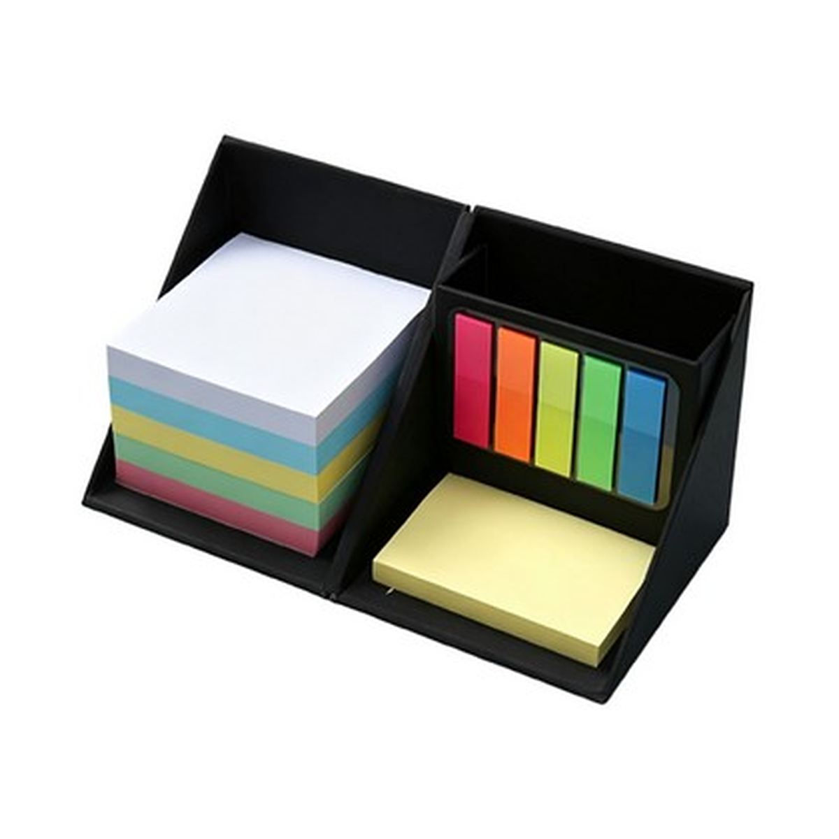 Foldable Sticky Note Box with Pen Holder