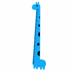 Giraffe-Shaped Plastic Ruler For Kids