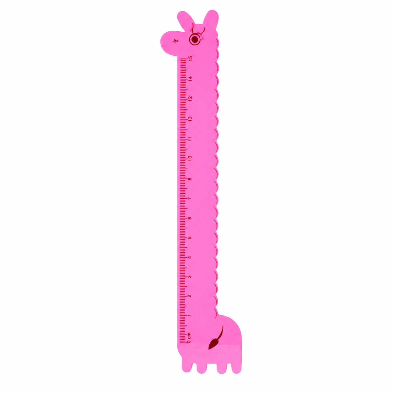 Giraffe-Shaped Plastic Ruler For Kids