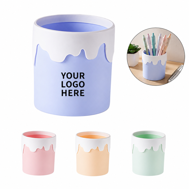 Ice Cream Shaped Desktop Pen Holder