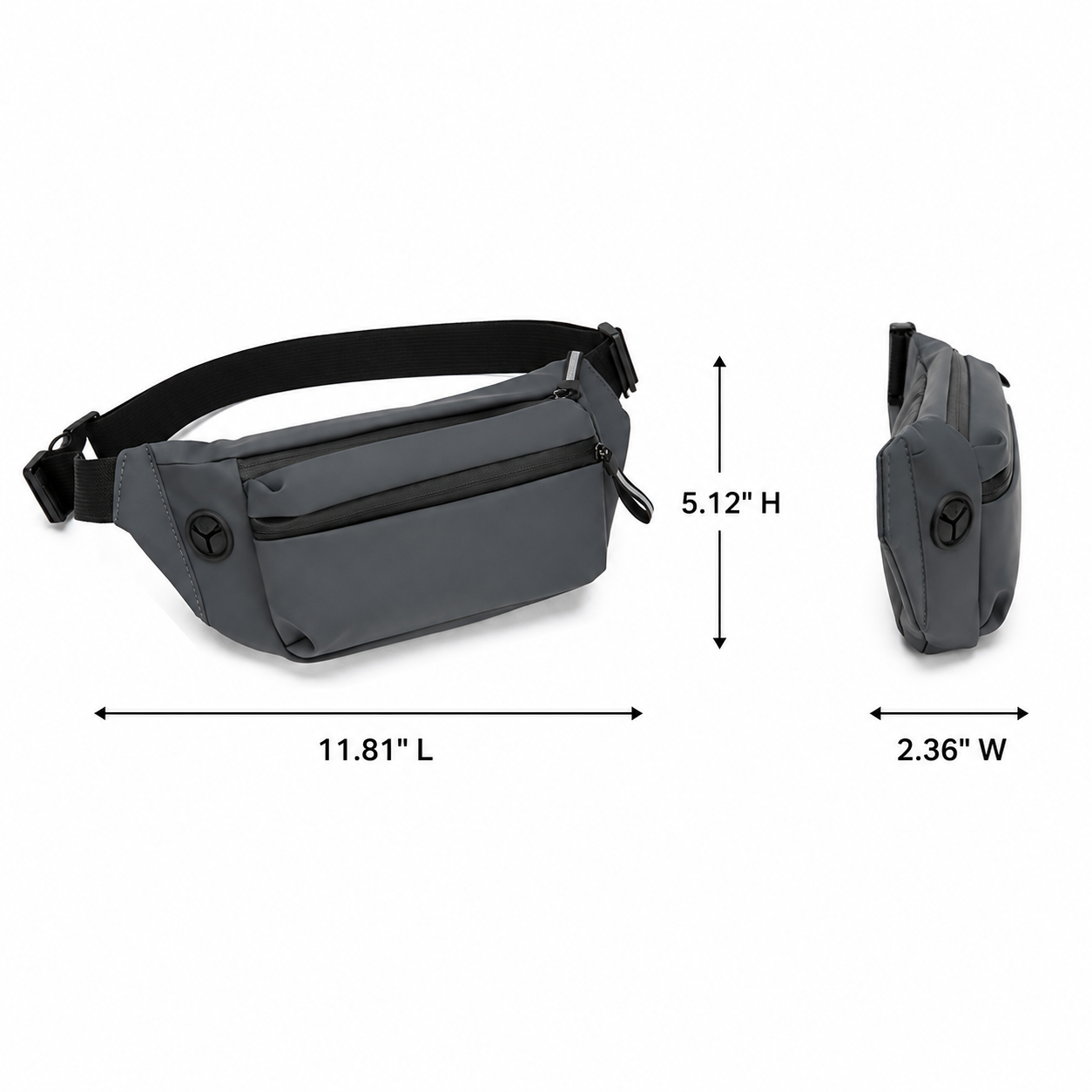 Lightweight Polyester Oxford Waist Bag