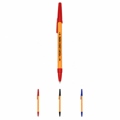 Lightweight Refillable Plastic Ballpoint Pen