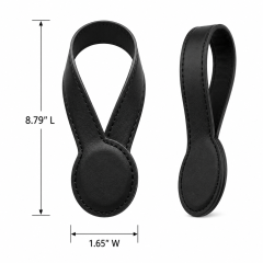 Magnetic Round PU Storage Wallet Strap