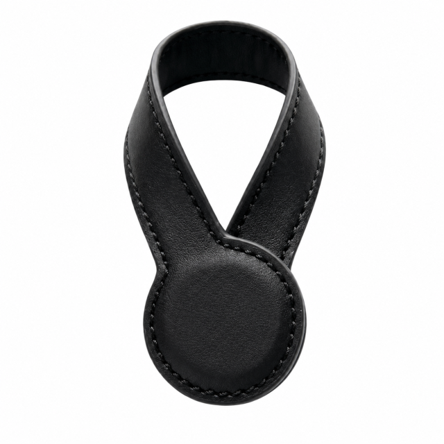 Magnetic Round PU Storage Wallet Strap