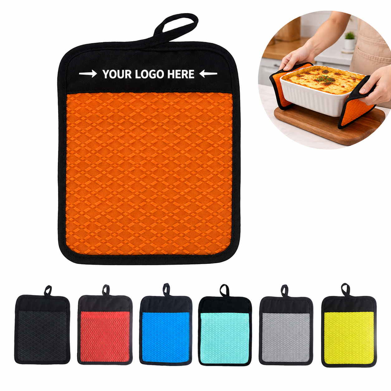 Non-Slip Silicone Kitchen Pot Holder Pad