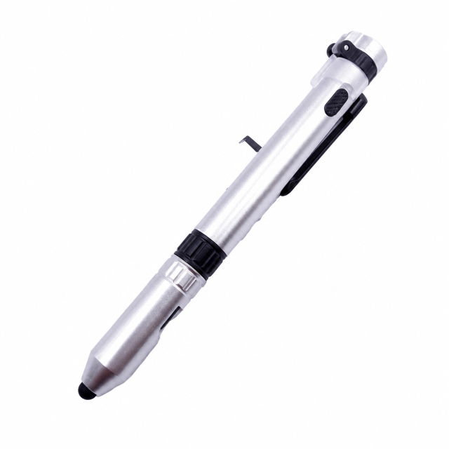 Outdoor Multifunction Aluminum Stylus Tool Pen