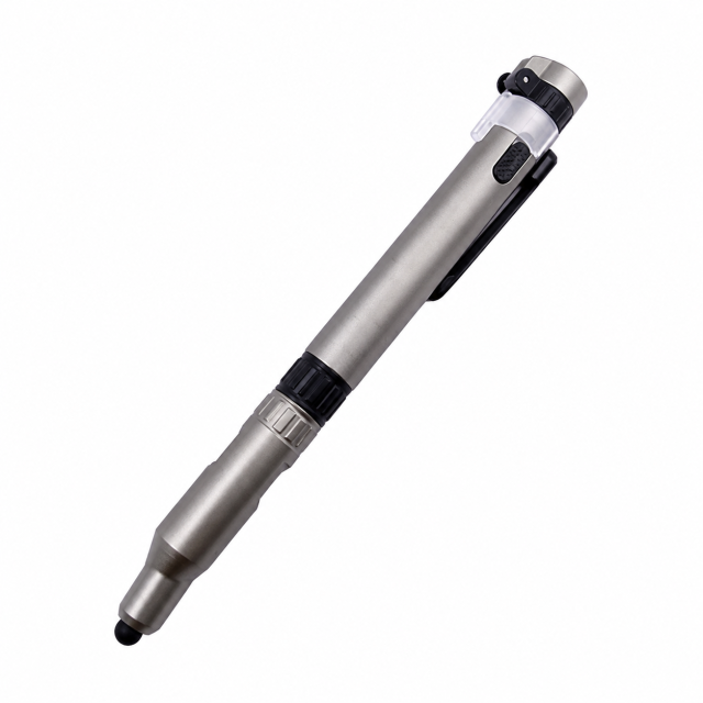 Outdoor Multifunction Aluminum Stylus Tool Pen
