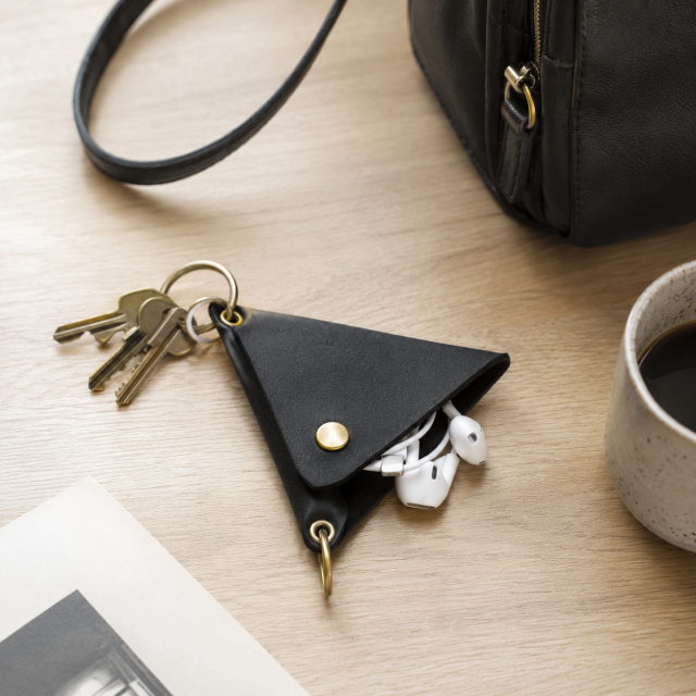 PU Leather Earphone And Cable Storage Case