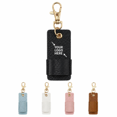 PU Leather Pen Holder Clip With Lobster Clasp