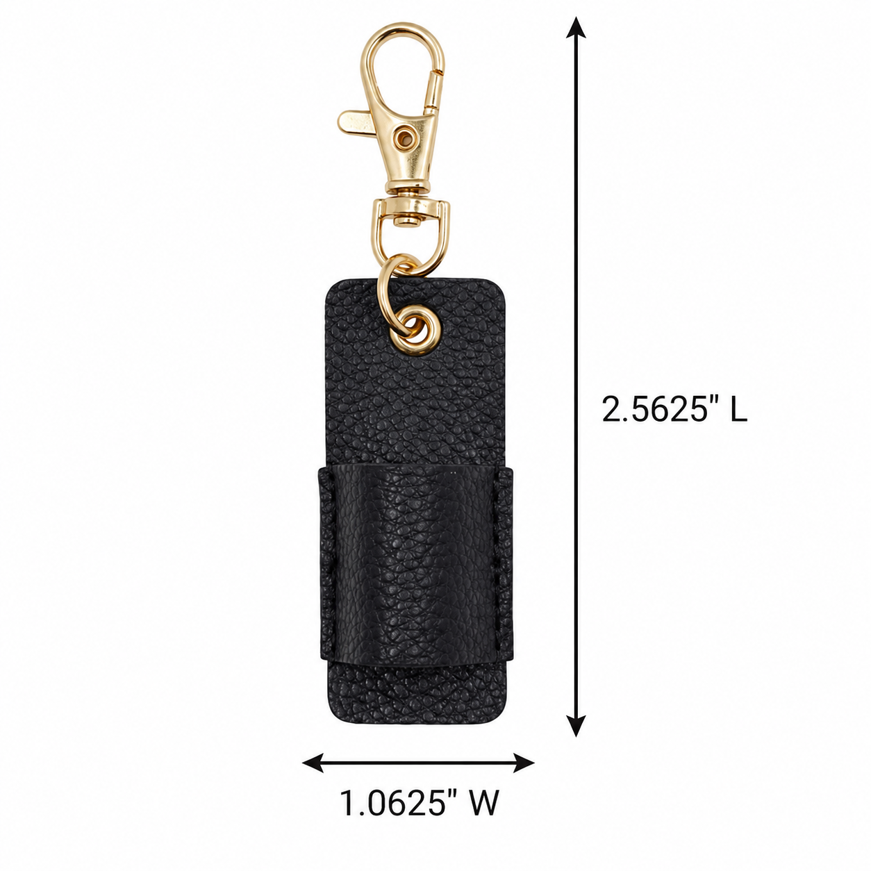 PU Leather Pen Holder Clip With Lobster Clasp