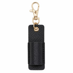 PU Leather Pen Holder Clip With Lobster Clasp