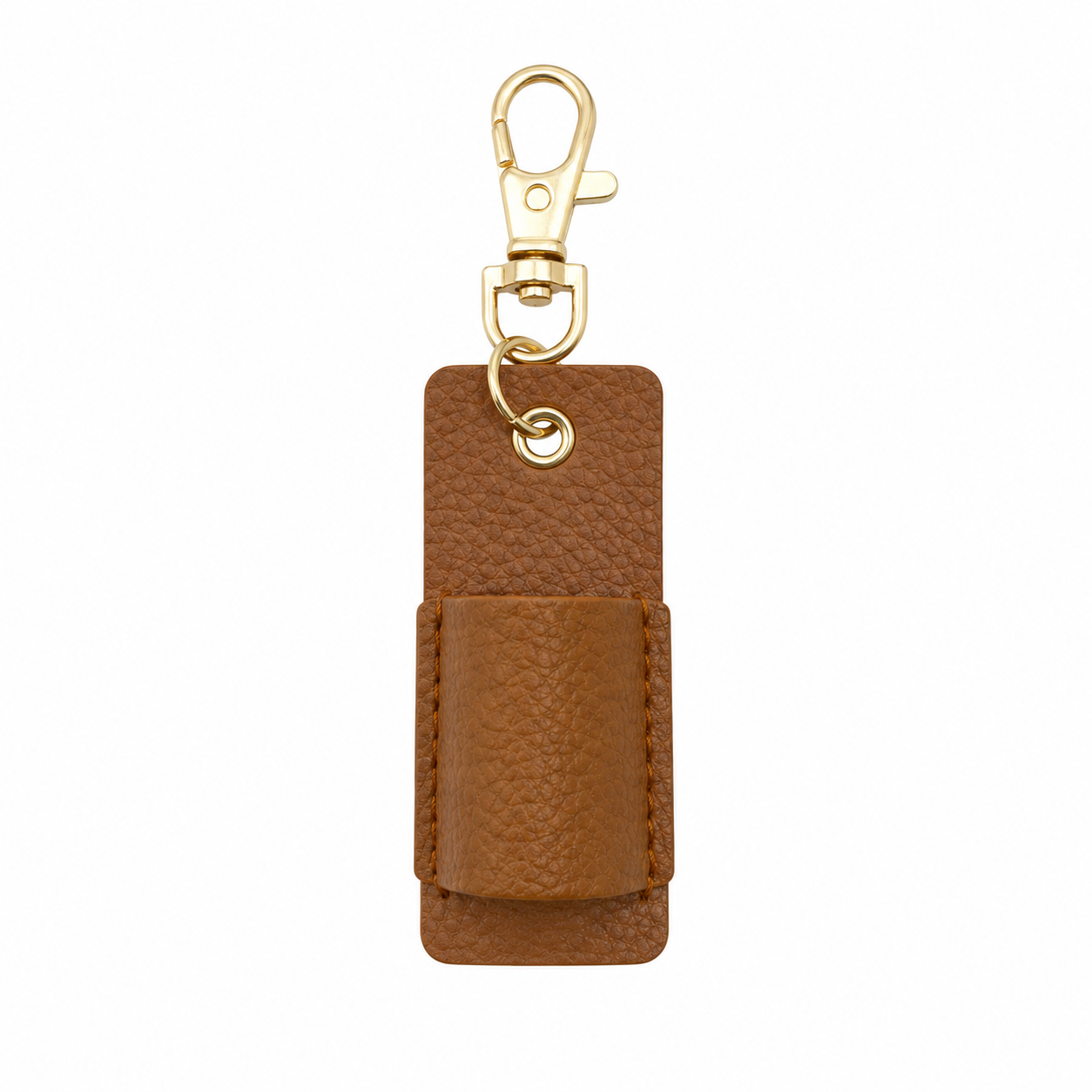 PU Leather Pen Holder Clip With Lobster Clasp