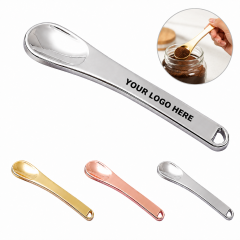 Polished Zinc Alloy Mini Scoop Spoon