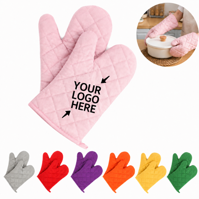 Polyester Cotton Microwave Kitchen Gloves