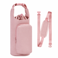 Polyester Crossbody Water Bottle Carrier