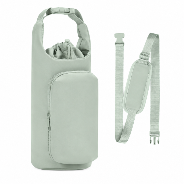 Polyester Crossbody Water Bottle Carrier