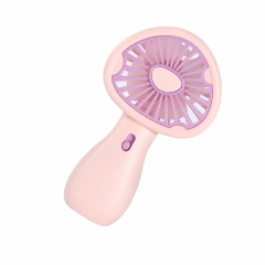 Rechargeable Mushroom Handheld Fan with Night Light
