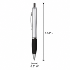 Retractable ABS Plastic Fine Point Ballpoint Pen