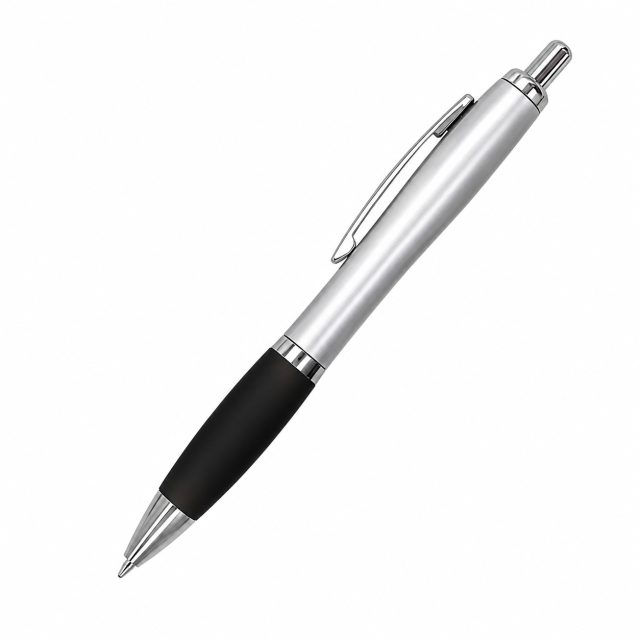 Retractable ABS Plastic Fine Point Ballpoint Pen