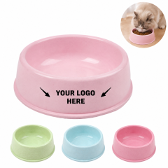 Round Plastic Pet Feeding Bowl