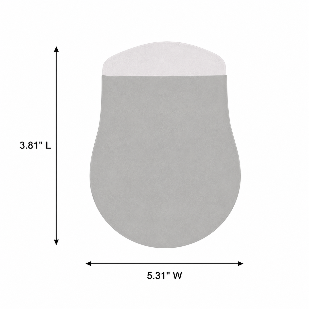 Self-Adhesive Laptop Mouse Storage Sleeve