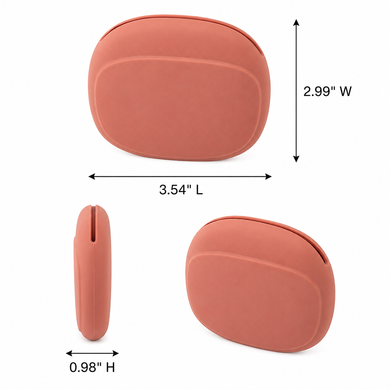Silicone One-Way Tech Storage Pouch
