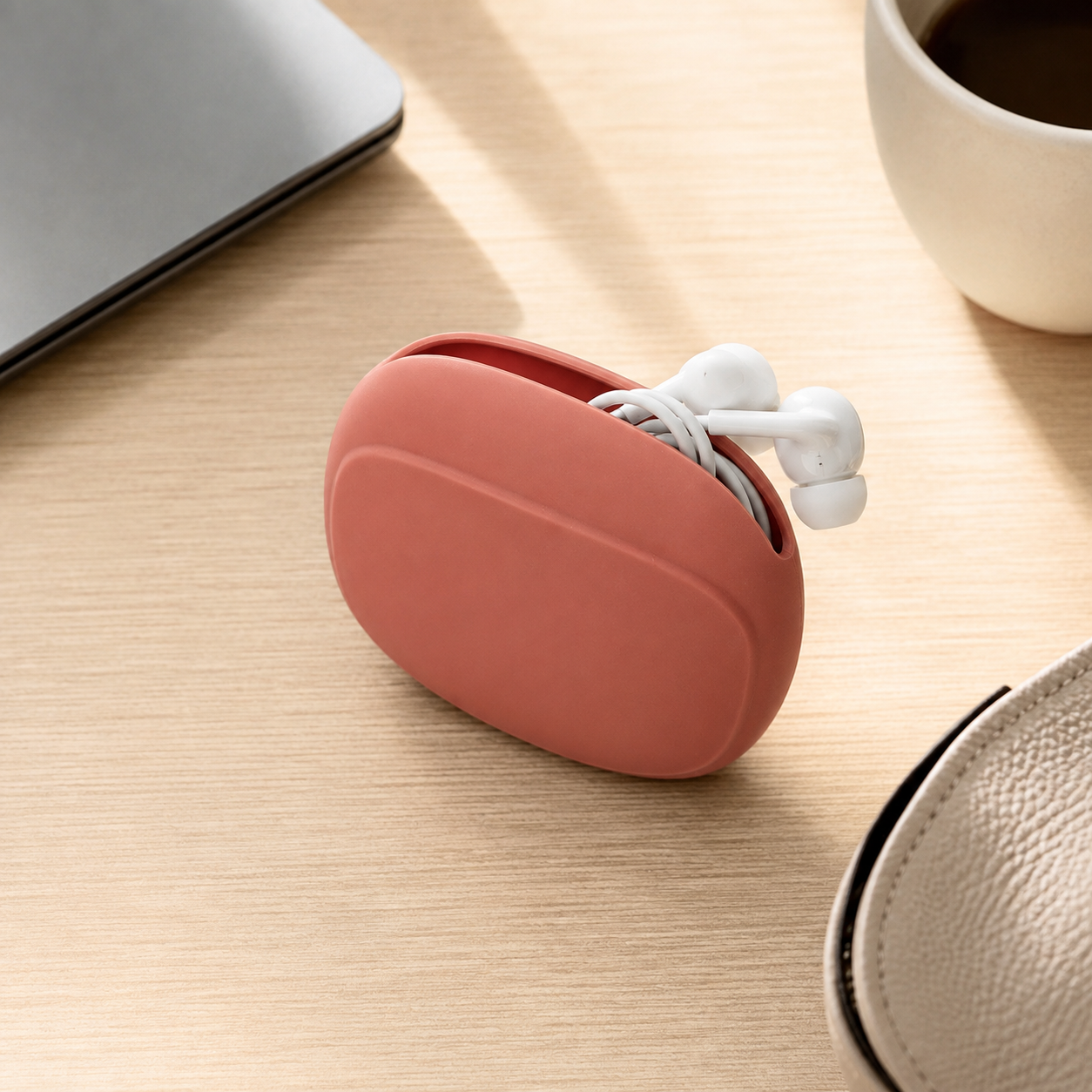 Silicone One-Way Tech Storage Pouch