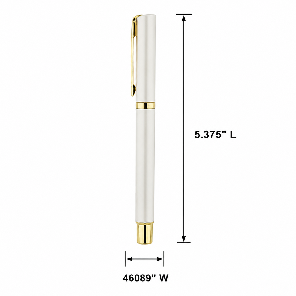 Slim Aluminum Twist-Action Ballpoint Pen