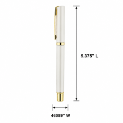 Slim Aluminum Twist-Action Ballpoint Pen