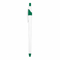 Slim Retractable Plastic Ballpoint Pen With Clip